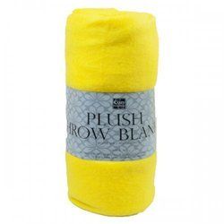 50"x 60" Fleece Throw Blanket In Assorted Colors (pack of 4)