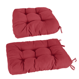 Rocking Chair Cushion Upper And Lower Backrest And Seat Kit (Option: Style1)